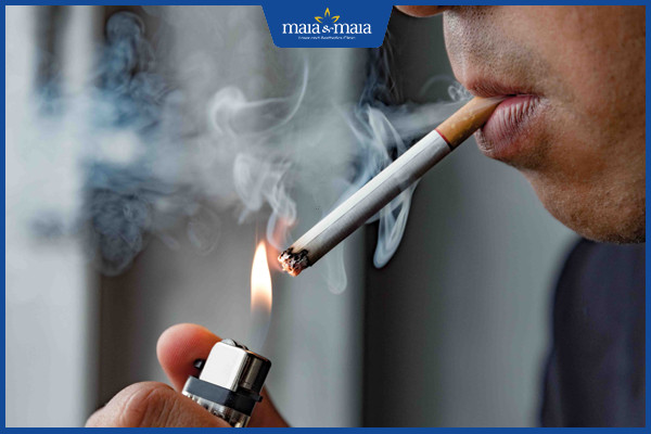 Phòng tránh viêm da cơ địa bằng cách không hút thuốc lá