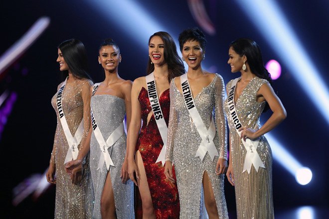 Hoa hậu H’Hen Niê đã lọt vào top 5 chung kết cuộc thi Miss Universe 2018