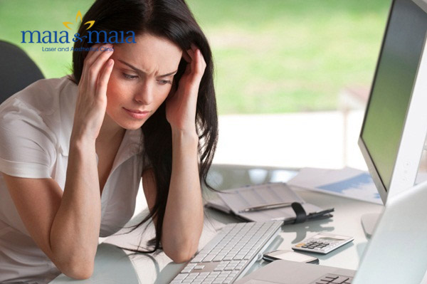 Stress gây nám da Stress gây nám da