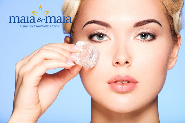 Giảm sưng tấy mụn bằng đá lạnh Giảm sưng tấy mụn bằng đá lạnh