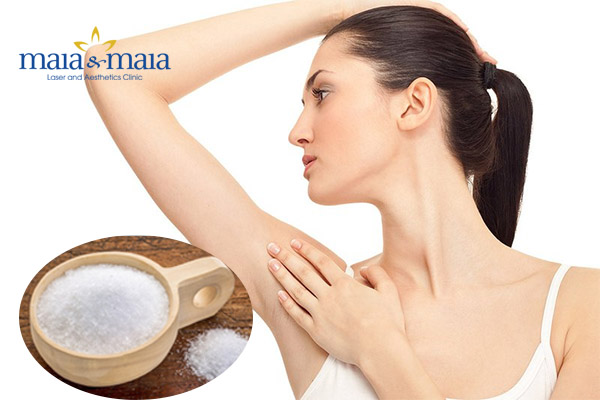 Trị hôi nách tại nhà bằng phèn chua Trị hôi nách tại nhà bằng phèn chua