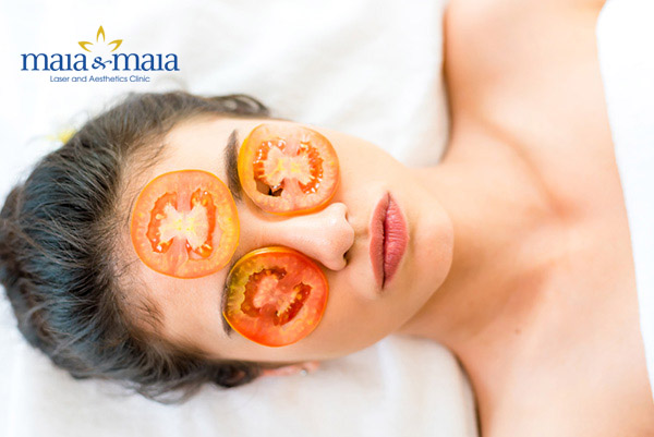 Mặt nạ cà chua dưỡng da Mặt nạ cà chua dưỡng da