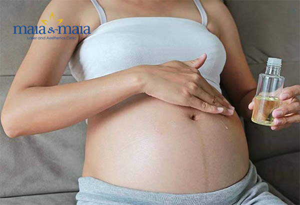 Bôi dầu dừa ngăn ngừa rạn da vùng bụng Bôi dầu dừa ngăn ngừa rạn da vùng bụng