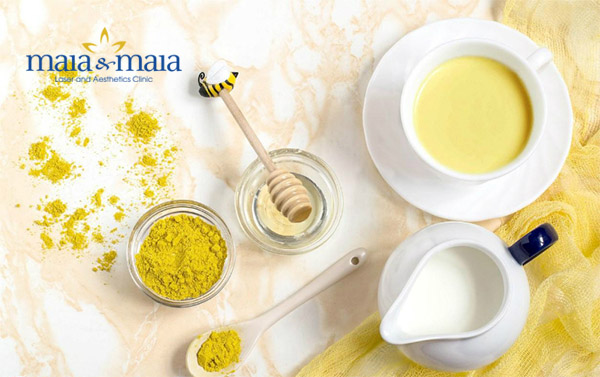 Hỗn hợp sữa chua và bột nghệ ngăn ngừa rạn da Hỗn hợp sữa chua và bột nghệ ngăn ngừa rạn da