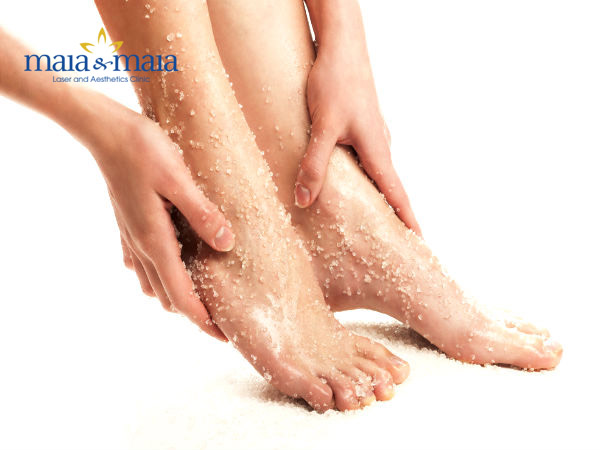Tẩy da chết bằng muối Tẩy da chết bằng muối
