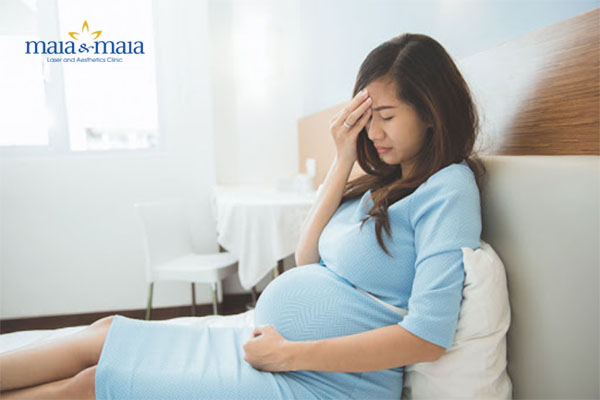 Mẹ bầu không nên tự ý trị nám khi mang thai Mẹ bầu không nên tự ý trị nám khi mang thai