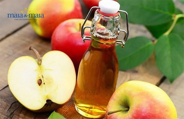 Trị mụn lưng bằng giấm táo Trị mụn lưng bằng giấm táo