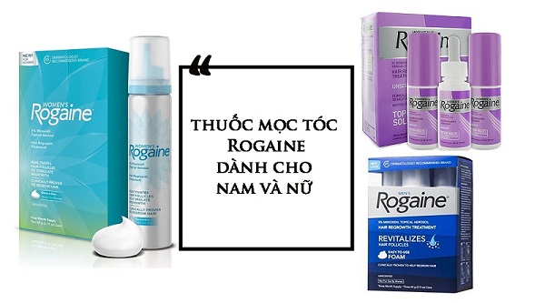 Rogaine có rất nhiều phiên bản dành cho nam và nữ