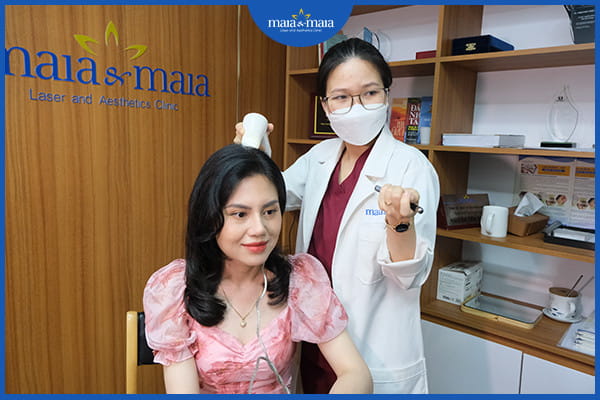 Mụn trứng cá da đầu